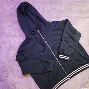 NWOT Forest Green Zipper hoodie 4XL Shein